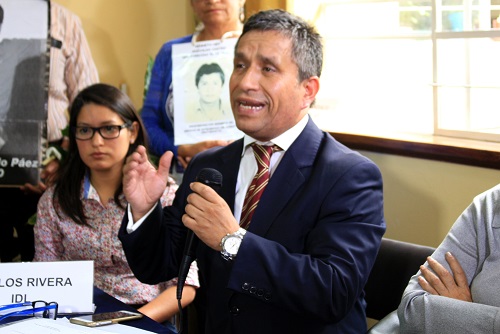El abogado Carlos Rivera calificó de "trucho" el pedido de perdón de Alberto Fujimori. Fotografía: Meylinn Castro / Servindi.